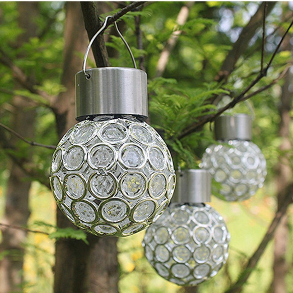 Landscape Light Bulbs
 Innovative Solar Ball Hanging LED Lamp Outdoor Color