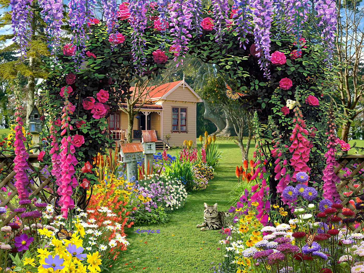 Outdoor Landscape Flowers
 Beautiful Flower Garden We Need Fun