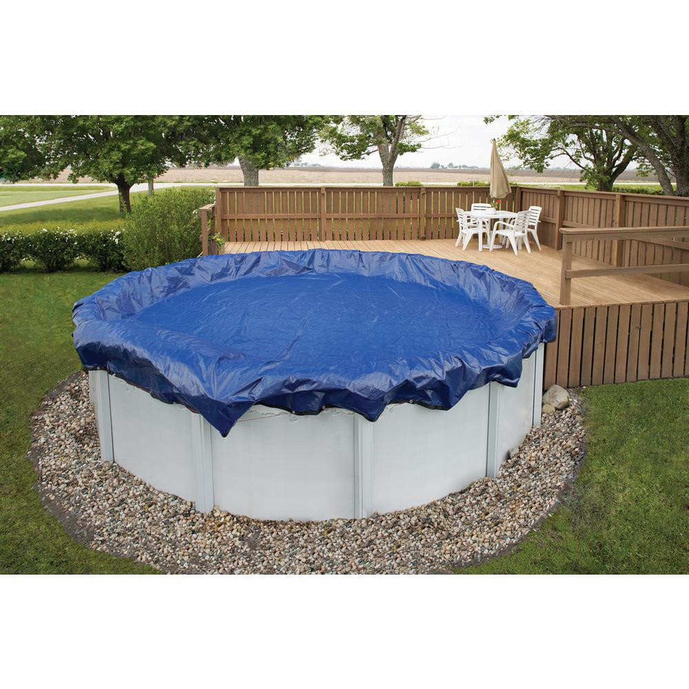 15 Ft Above Ground Pool
 Blue Wave 15 Year 28 ft Round Royal Blue Ground