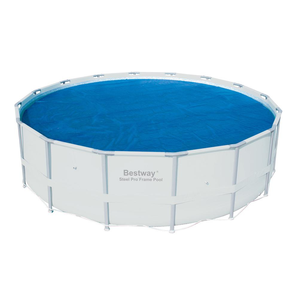 15 Ft Above Ground Pool
 Bestway 15 ft W x 15 ft L Round Ground Swimming
