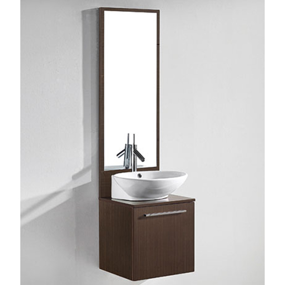 18 Bathroom Vanity With Sink
 Madeli Alassio 18" Bathroom Vanity Walnut