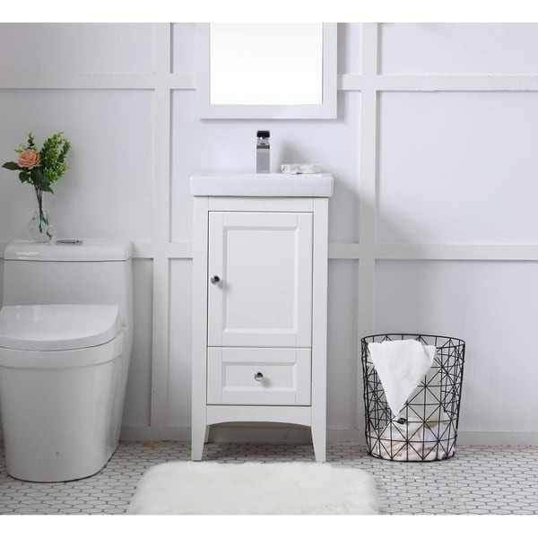 18 Bathroom Vanity With Sink
 Shop Indigo Home 18 Inch Single Sink Bathroom Vanity