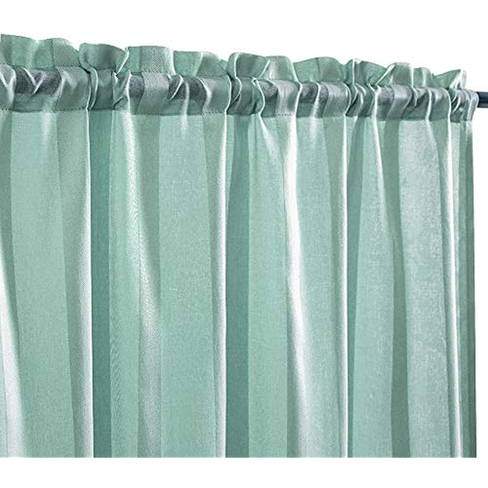 24 Inch Kitchen Curtains
 Sheer Curtains Kitchen Tiers 24 Inches Long Rod Pocket