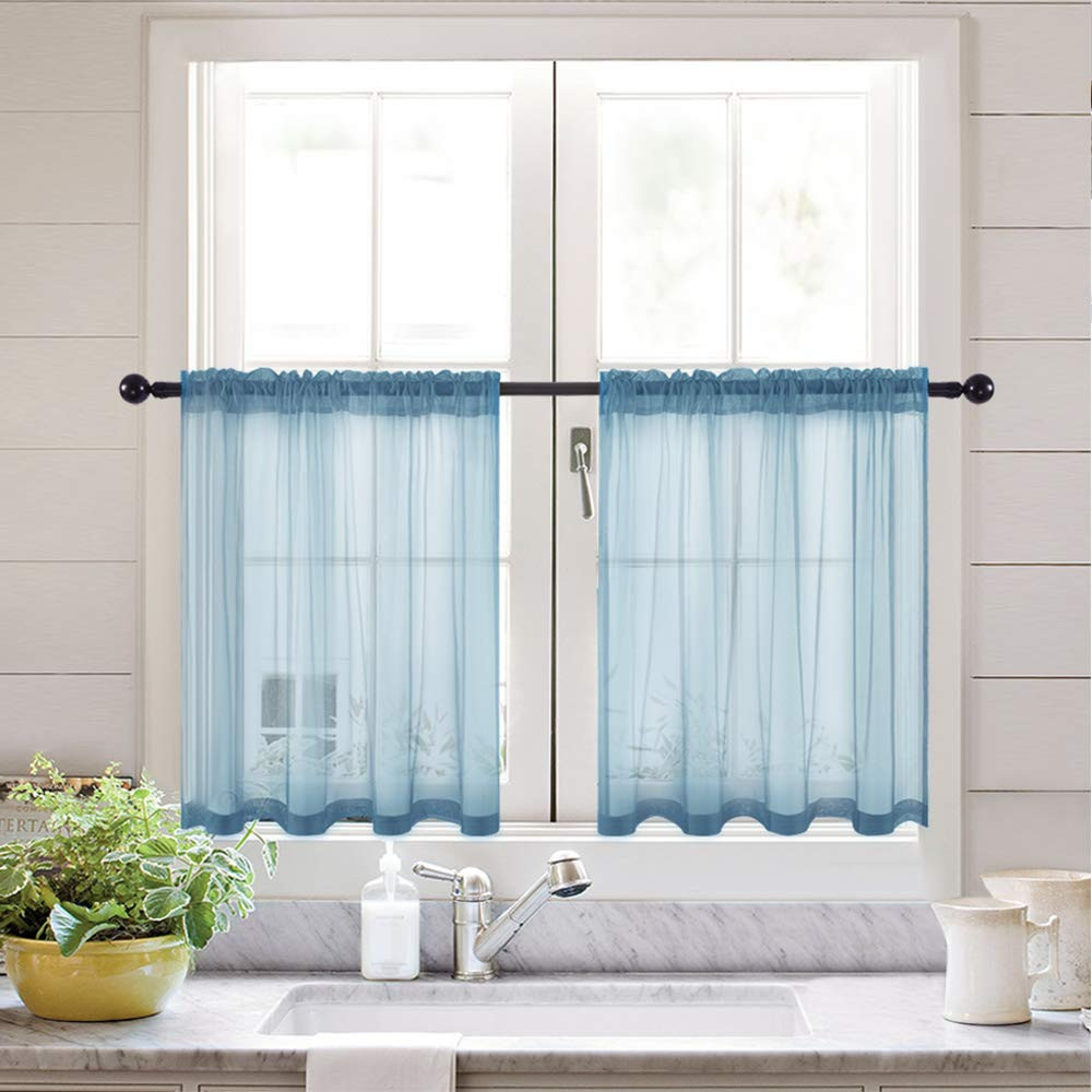 24 Inch Kitchen Curtains
 Best Kitchen Curtains 24 Inch Length Sets Sheer Home