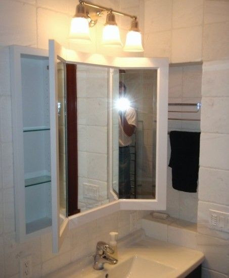 3 Way Bathroom Mirror
 Excellent Three Way Vanity Mirror Design Traditional