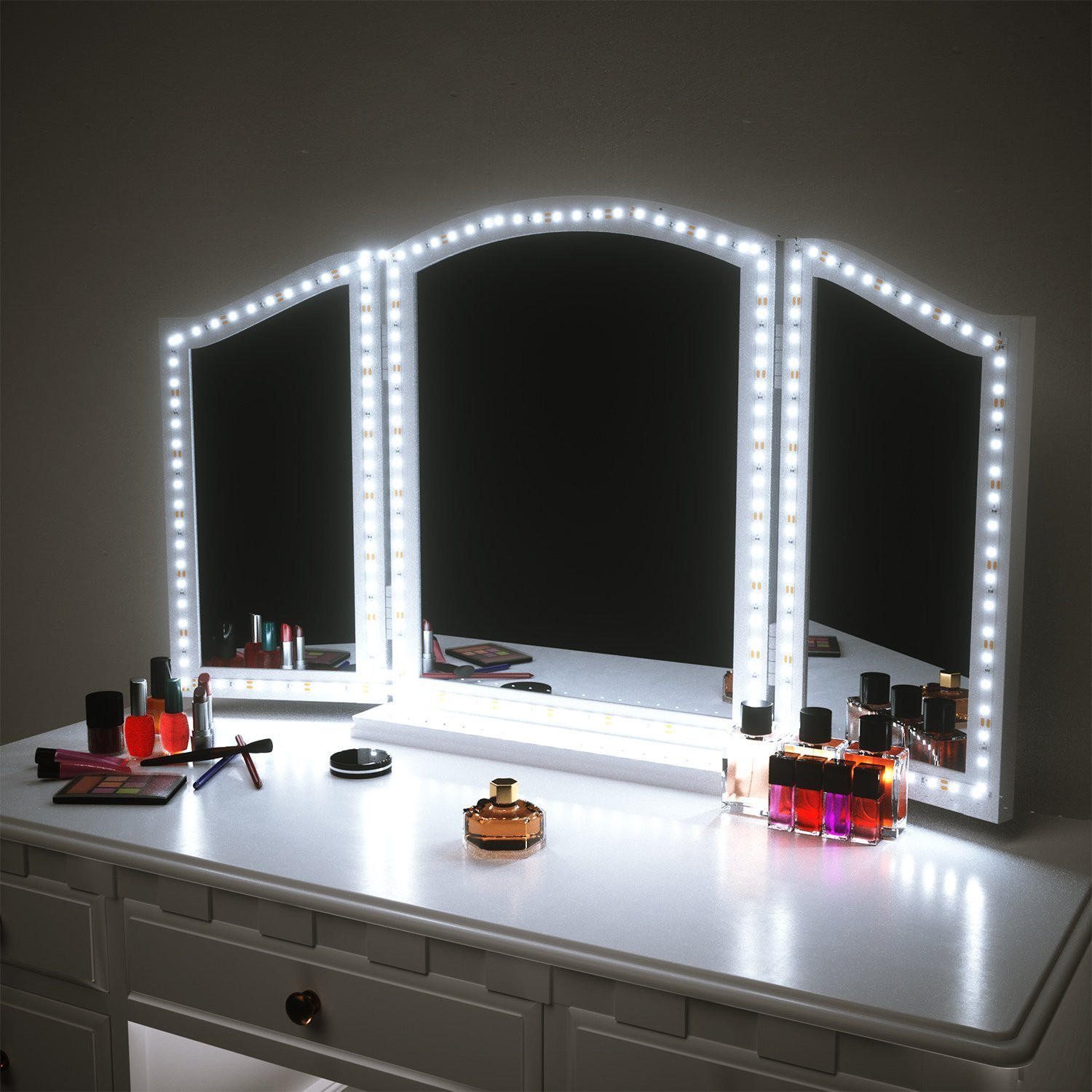 3 Way Bathroom Mirror
 Amazon Houseables Trifold Vanity Mirror 3 Way 31” x