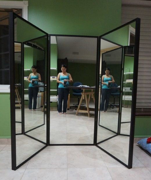 3 Way Bathroom Mirror
 Make Your Own 3 Way Mirror Tutorial