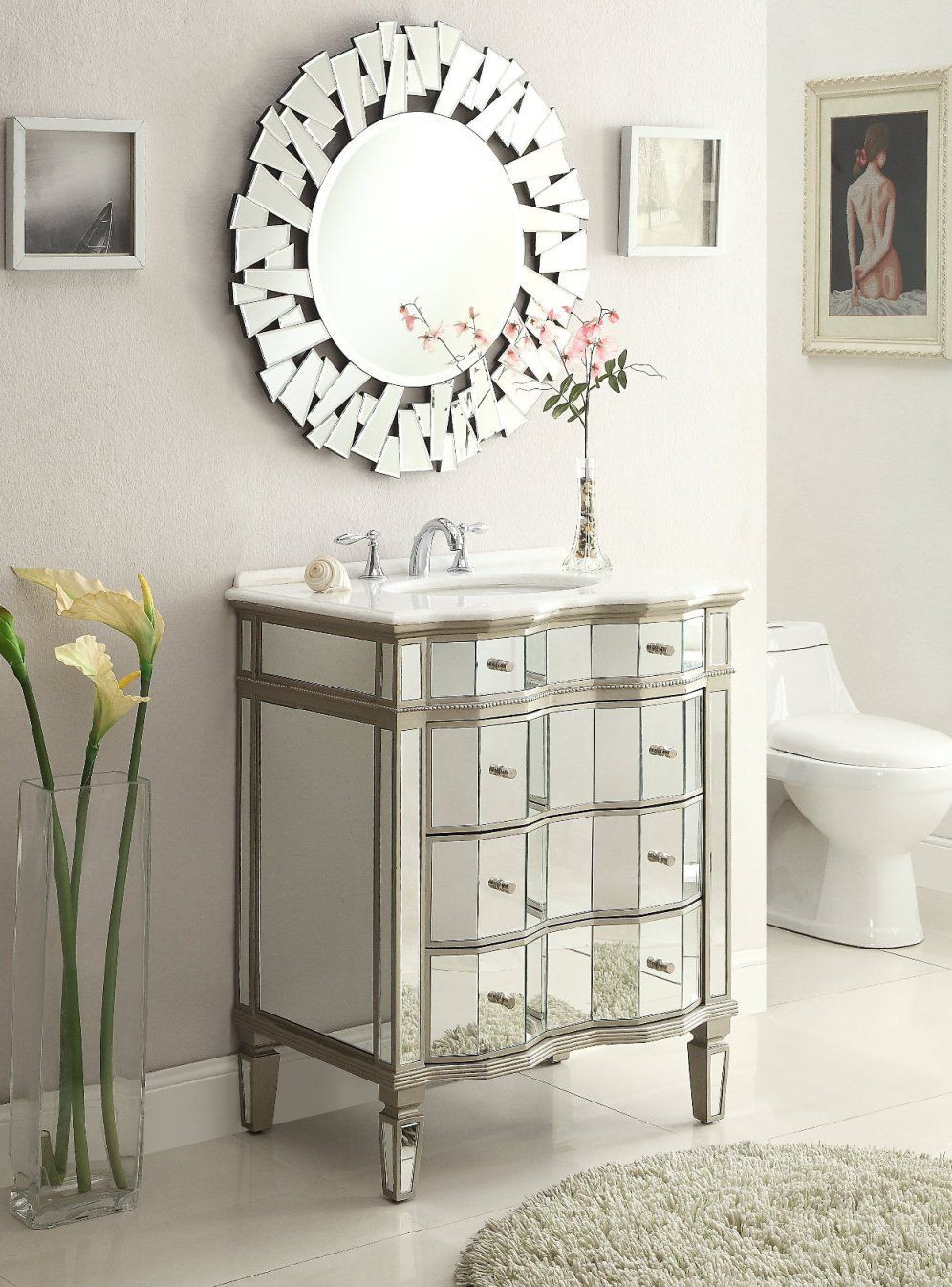 30 Inch Bathroom Vanity Ikea
 30 inch Adelina Mirrored Bathroom Vanity Cabinet & Mirror