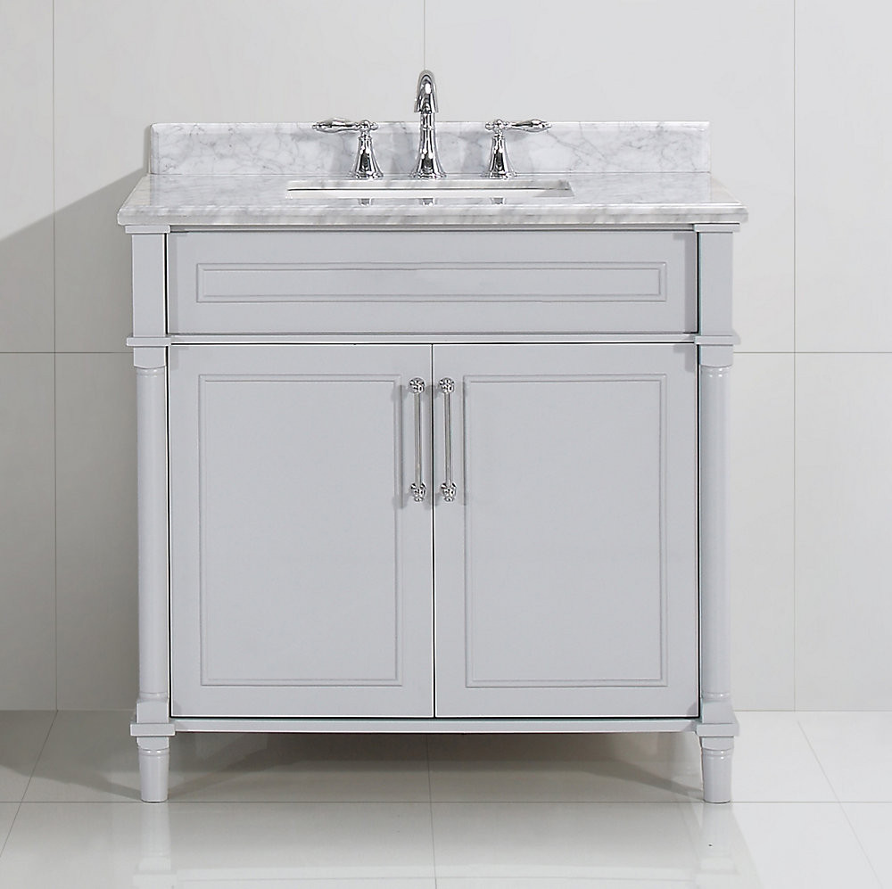 36 Inch Grey Bathroom Vanity
 Home Decorators Collection Aberdeen 36 inch Grey Single