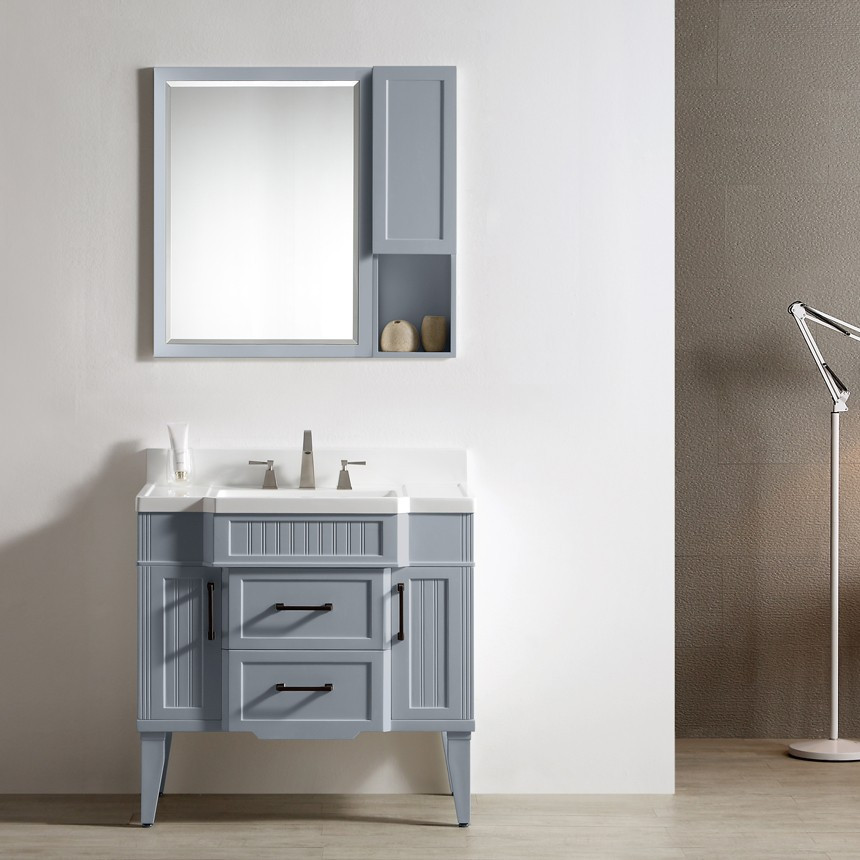 36 Inch Grey Bathroom Vanity
 Dowell 36 Inch Bathroom Vanity Model 020 36 06 Color Gray Blue