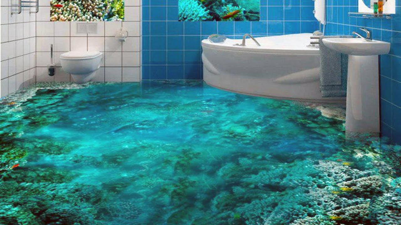 3D Bathroom Floor Design
 Unique 3D Bathroom Floor Designs That Will Blow Your Mind