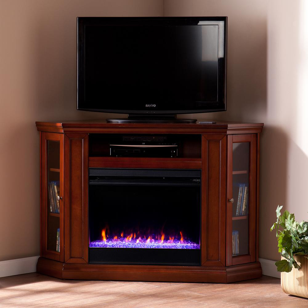 48 Electric Fireplace
 Southern Enterprises Denton Color Changing 48 in