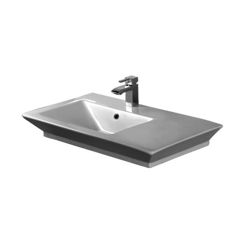8' By 8' Bathroom Designs
 Barclay Opulence Counter Basin33 1 2 White Rect