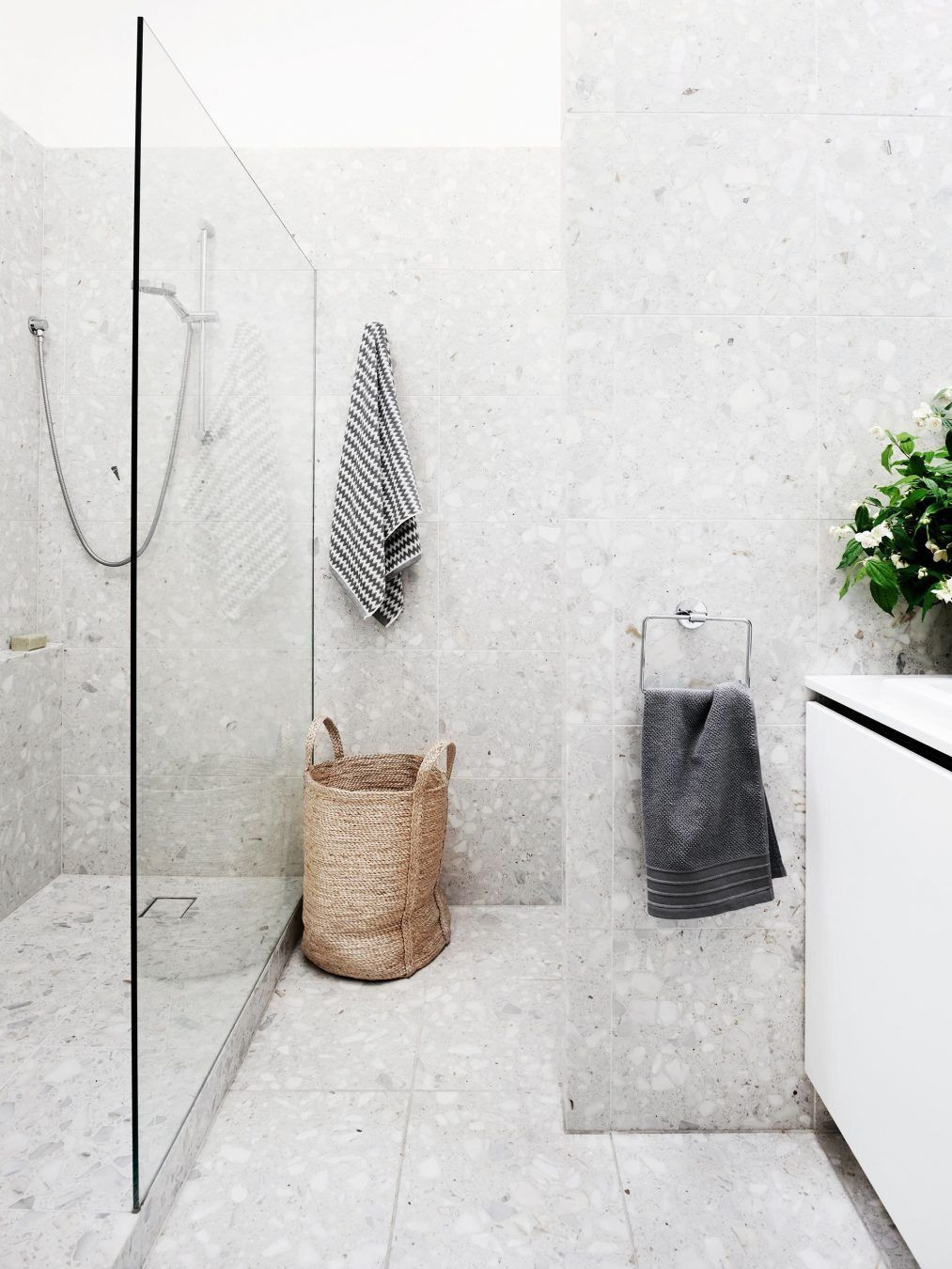 8' By 8' Bathroom Designs
 Terrazzo Look Tiles – the Feature You Didn’t Even Know Was