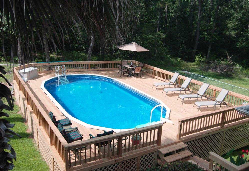 Above Ground Pool Deck Ideas
 15 Ground Pool Ideas That are Unbelievably