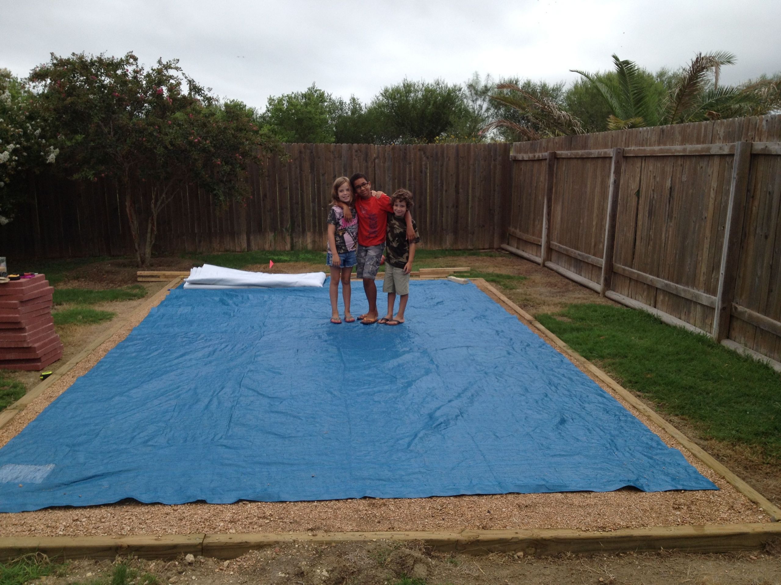 above ground pool floor padding