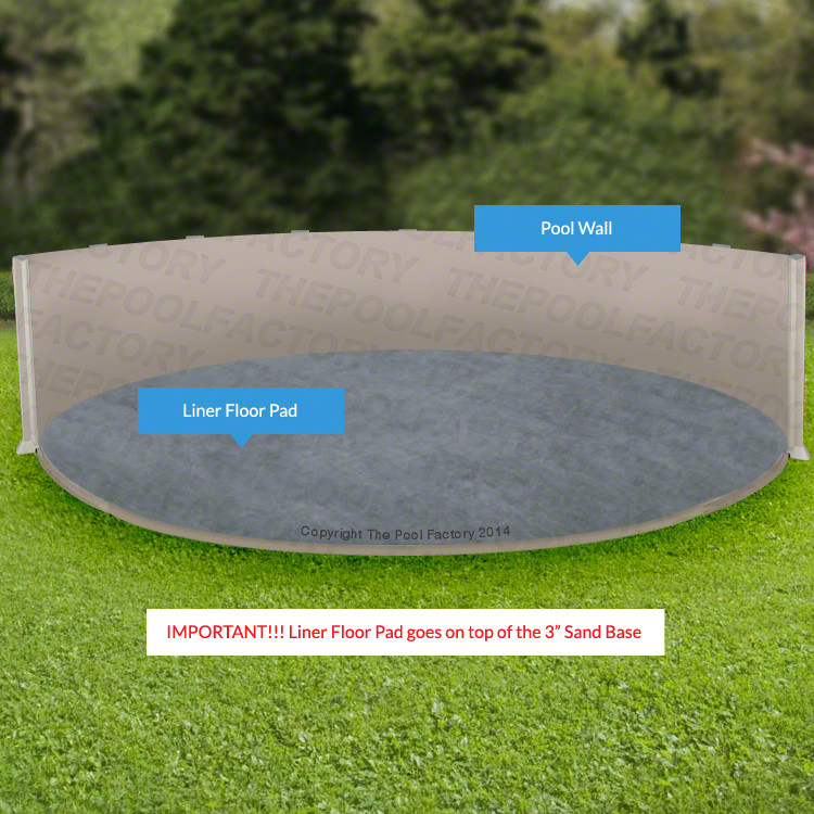 Above Ground Pool Foam Underlayment
 How to Install an Ground Pool like a Pro