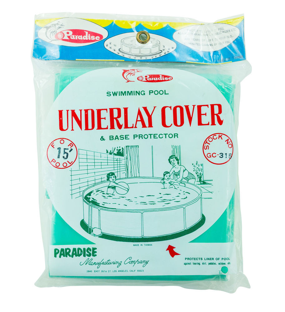 Above Ground Pool Foam Underlayment
 Paradise Swimming Pool Underlay Base Protector Cover For