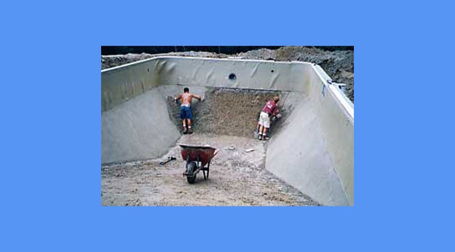 Above Ground Pool Foam Underlayment
 In Ground Concrete Wall Pool Installation Process