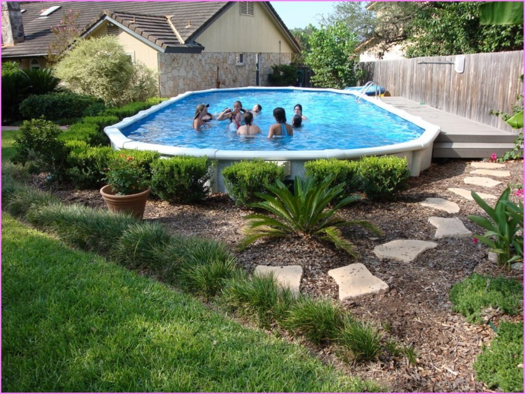 Above Ground Pool Landscaping
 Ground Pool Landscaping Ideas – Deshouse