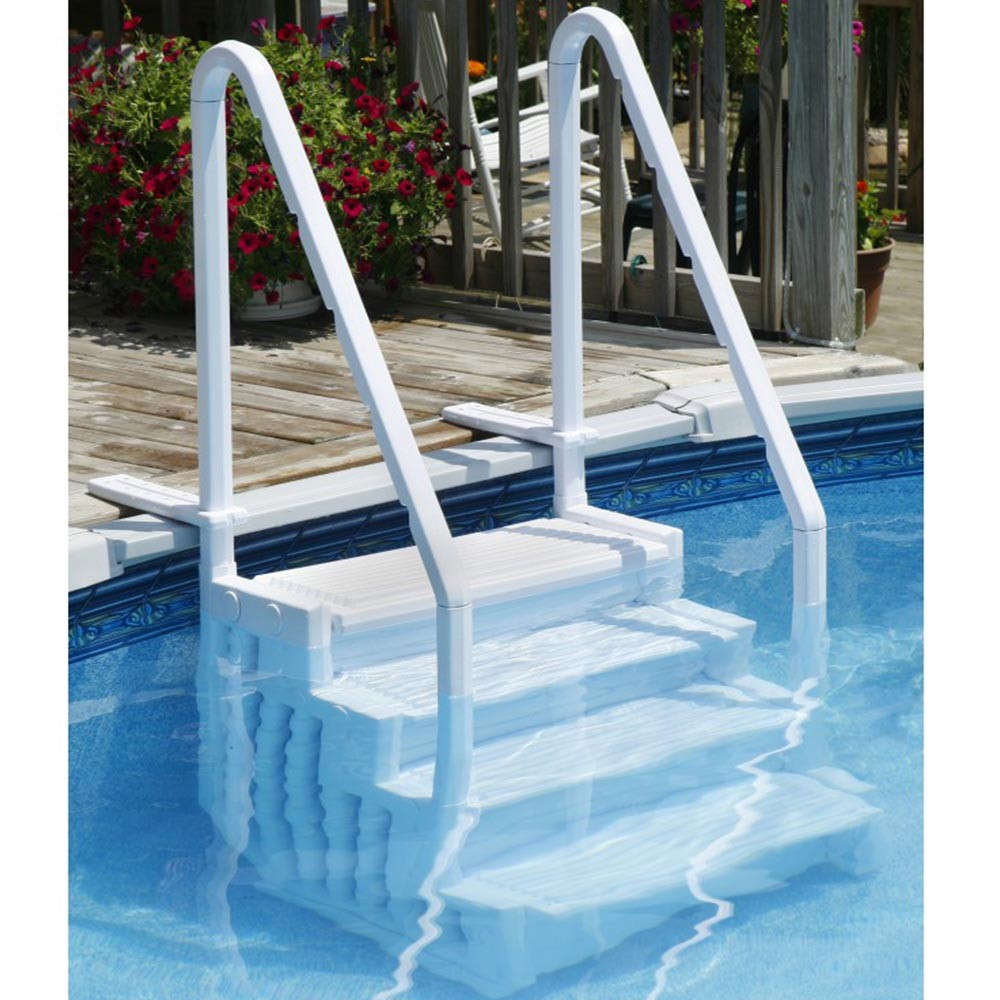 Above Ground Swimming Pool Steps
 Easy Ground Swimming Pool Steps by BlueWave