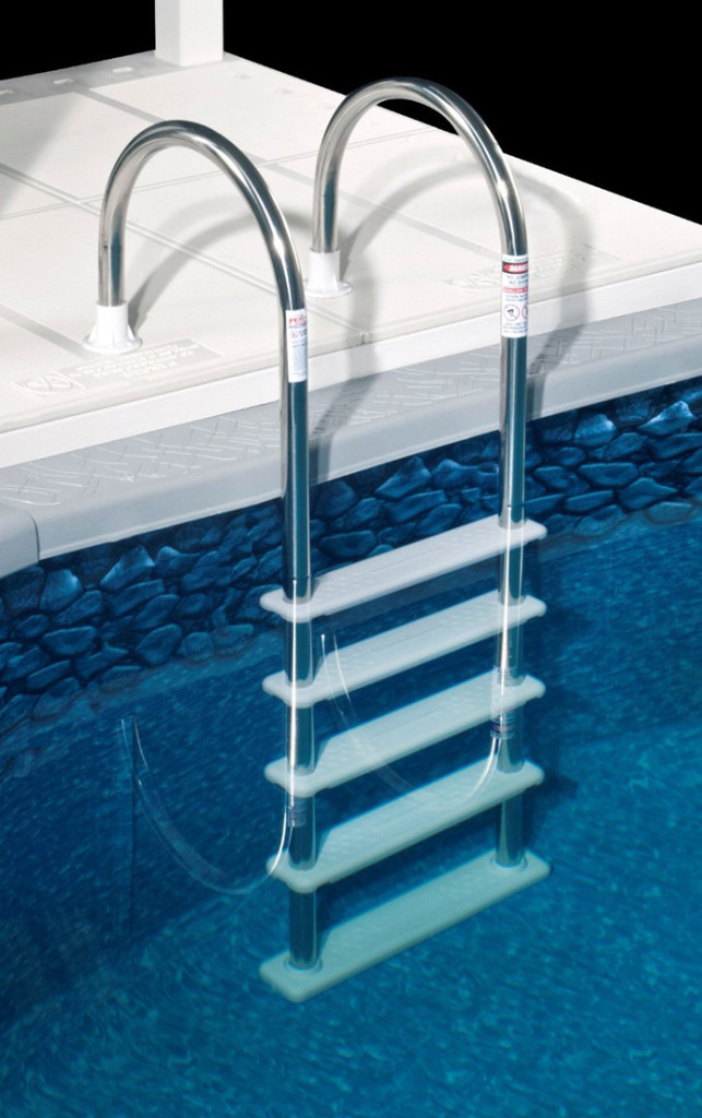 Above Ground Swimming Pool Steps
 Stainless Steel Ground Pool Ladder Ultimate
