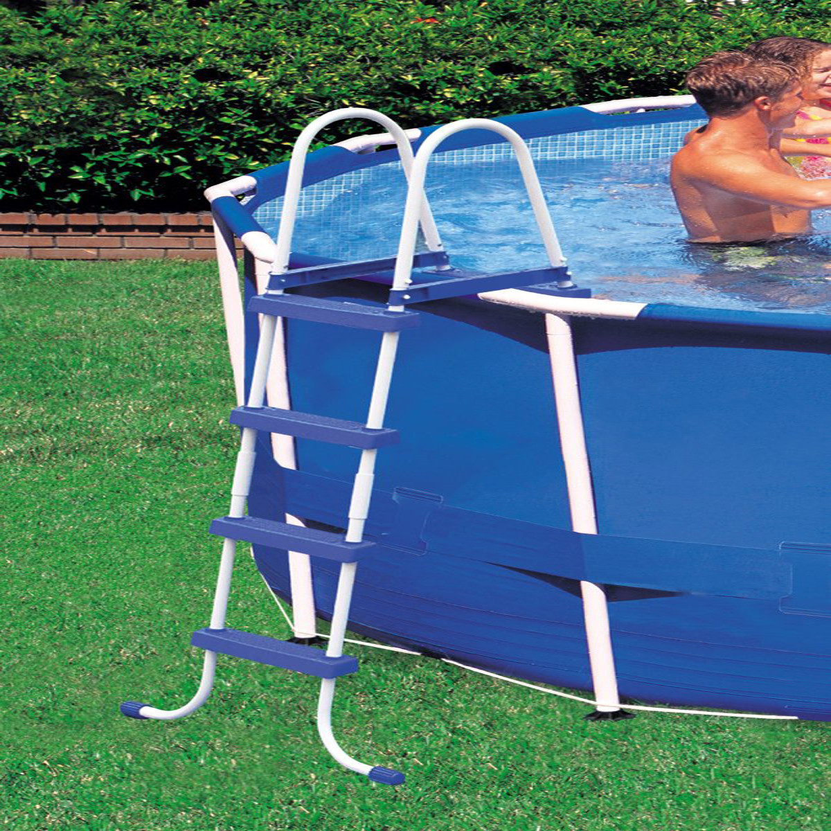 Above Ground Swimming Pool Steps
 Intex Ground Swimming Pool Ladder w Barrier 48