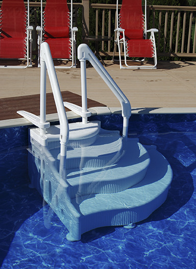 Above Ground Swimming Pool Steps
 Ground Pool Steps and Ground Pool Ladders
