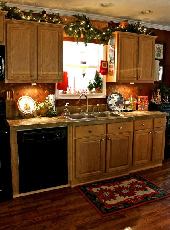 Above Kitchen Cabinet Decorative Accents
 Far Rubies Christmas Kitchen