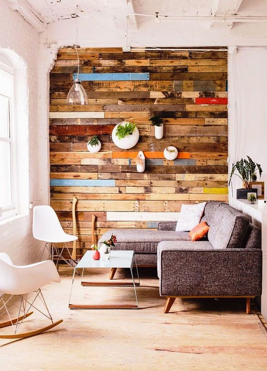 Accent Wall Ideas Living Room
 Warmth and Texture 10 Unique Living Room Wood Accent Walls