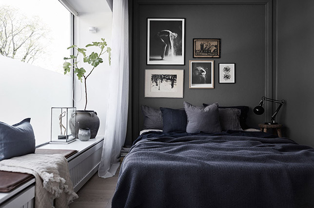 Accent Wall Small Bedroom
 The Surprising Dark Accent Walls Trend To Try