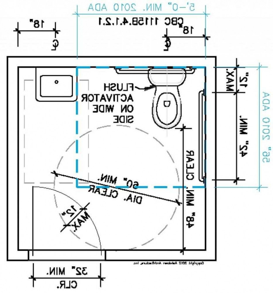 illinois ada bathroom layout