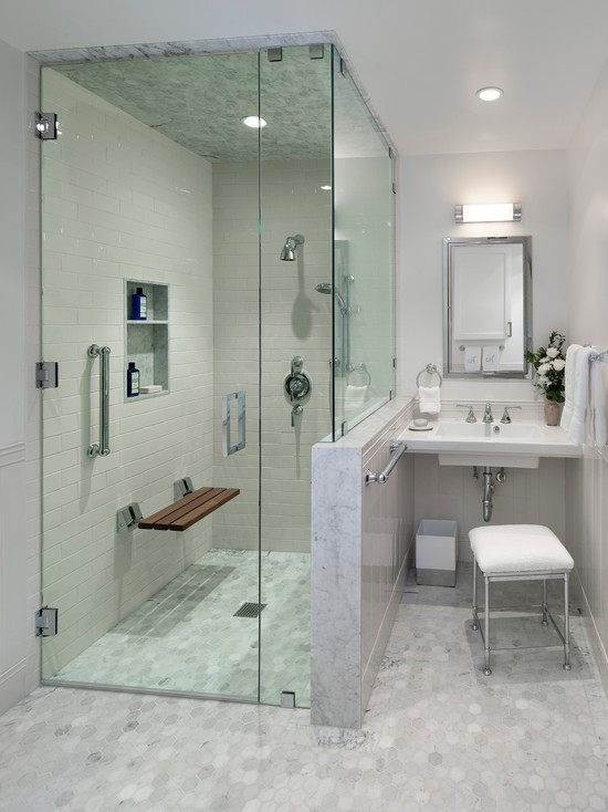 Ada Bathroom With Shower Layout
 23 Bathroom designs with handicap showers MessageNote