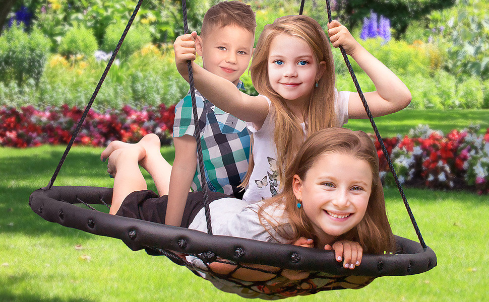 Amazon Kids Swing
 Amazon Sorbus Spinner Swing – Kids Indoor Outdoor