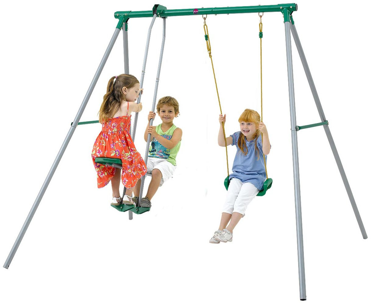 Amazon Kids Swing
 Plum Sedna Metal Double Swing Set £30 22 Del Amazon