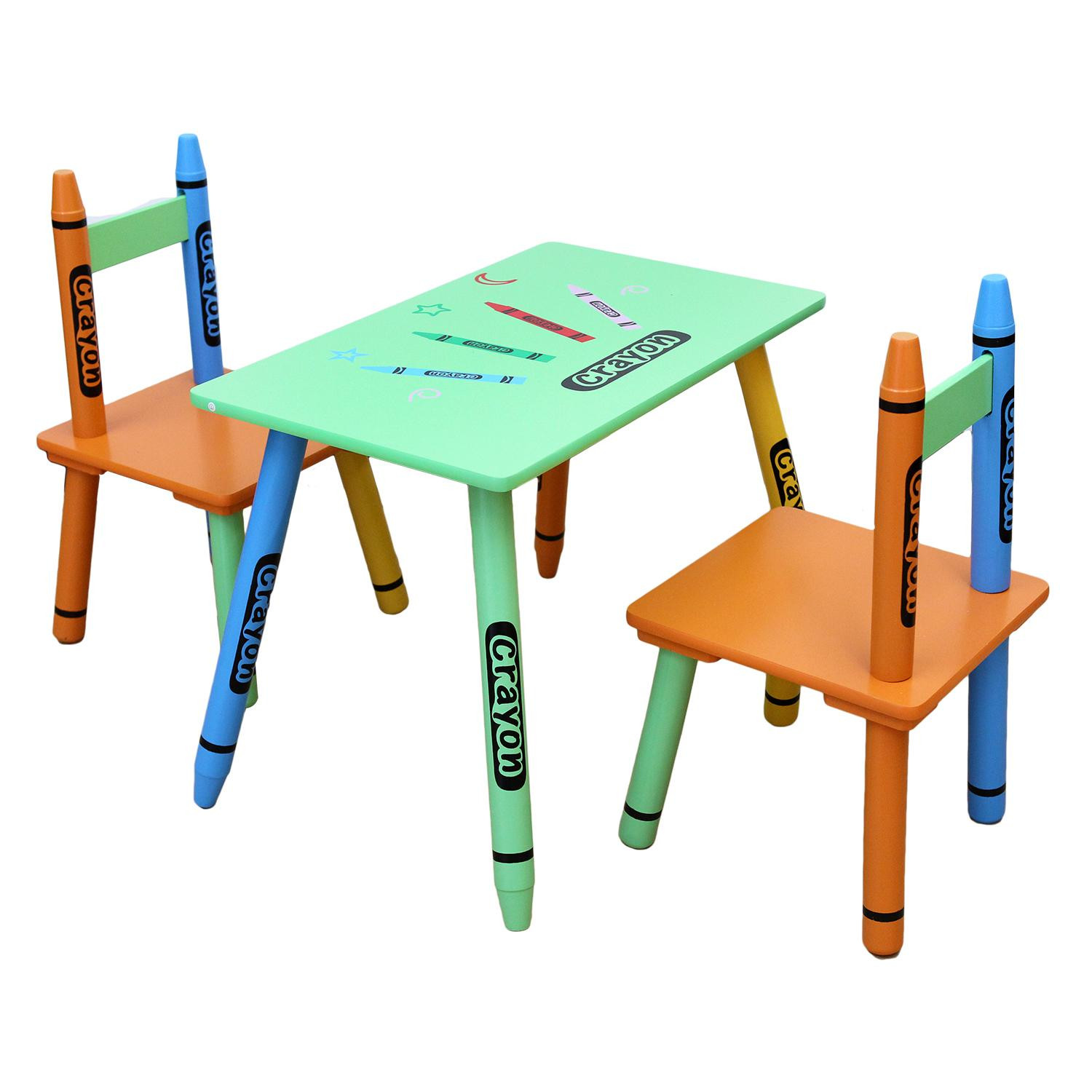 Amazon Kids Table And Chairs
 Kiddi Style Childrens Wooden Table and Chair Set Green