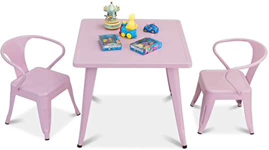 Amazon Kids Table And Chairs
 Amazon Costzon Kids Table and 2 Chair Set for Indoor