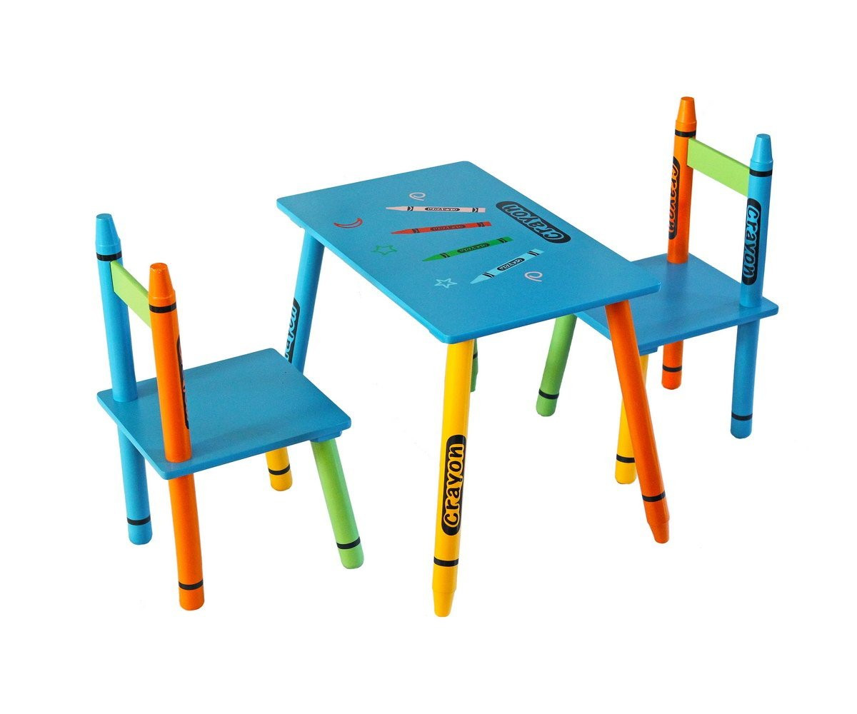 Amazon Kids Table And Chairs
 Bebe Style Childrens Wooden Crayon Themed Table and Chair