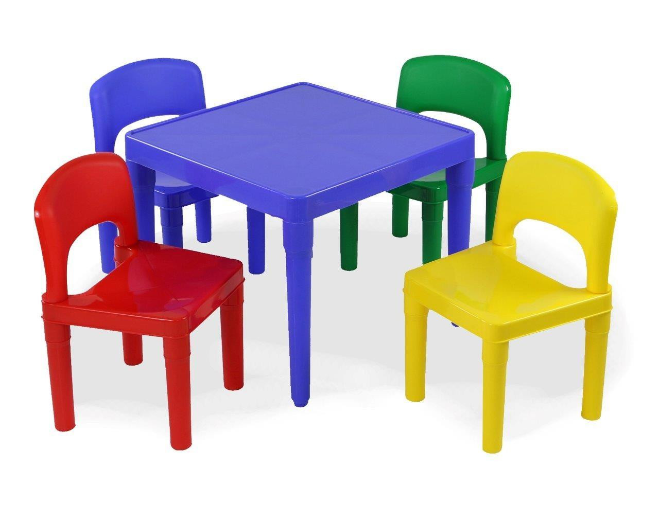 Amazon Kids Table And Chairs
 Amazon Tot Tutors Kids Plastic Table and 4 Chairs Set