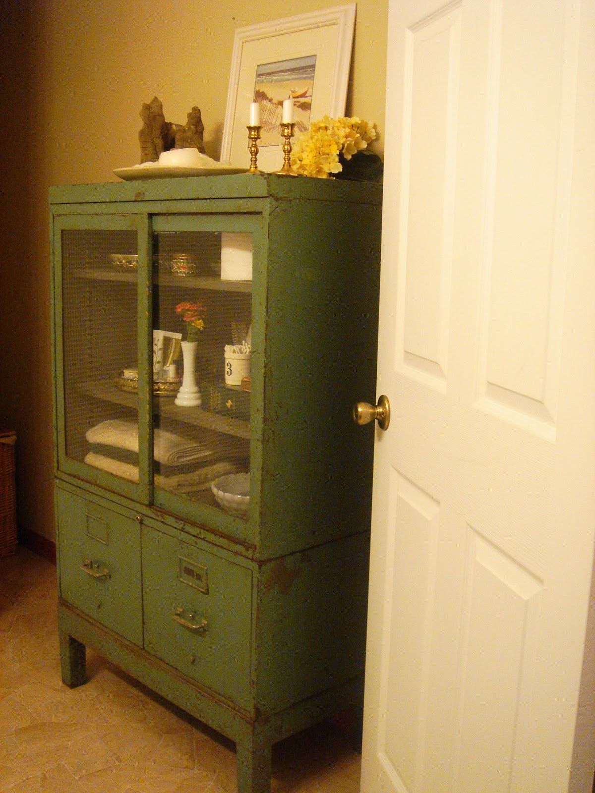 Antique Bathroom Cabinets
 Our Neck of the Woods Vintage Bathroom Cabinet