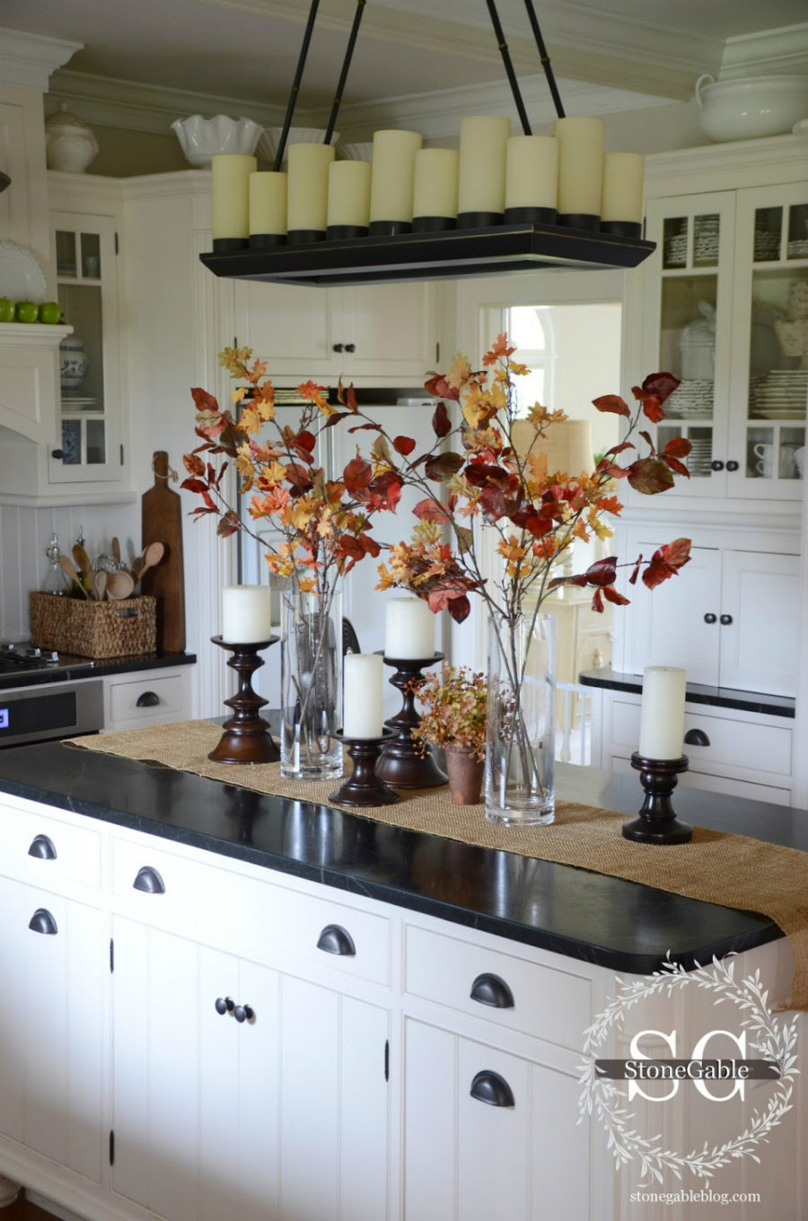 Autumn Kitchen Curtains
 Kitchen Fall Decor Ideas That Are Simply Beautiful