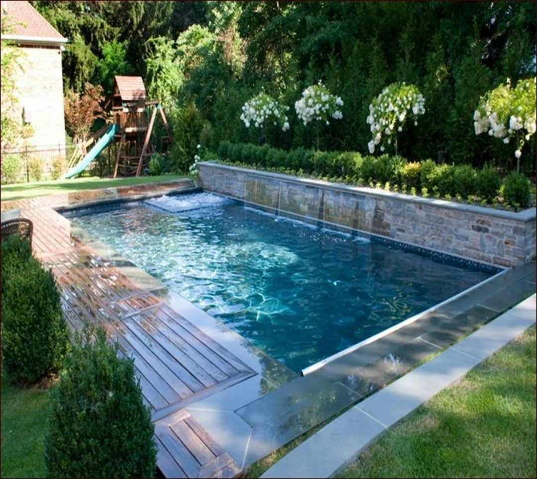 Average Backyard Pool Size
 35 Gorgeous Small Backyard Pool Design For Great Pleasure