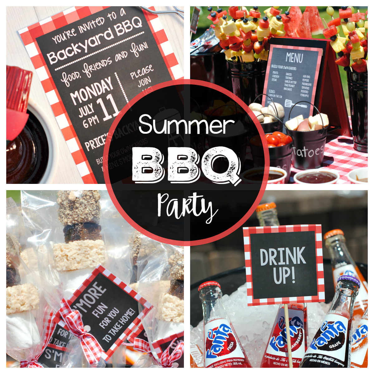 Backyard Bbq Decor
 Outdoor BBQ Ideas for a Fun Summer Party – Fun Squared