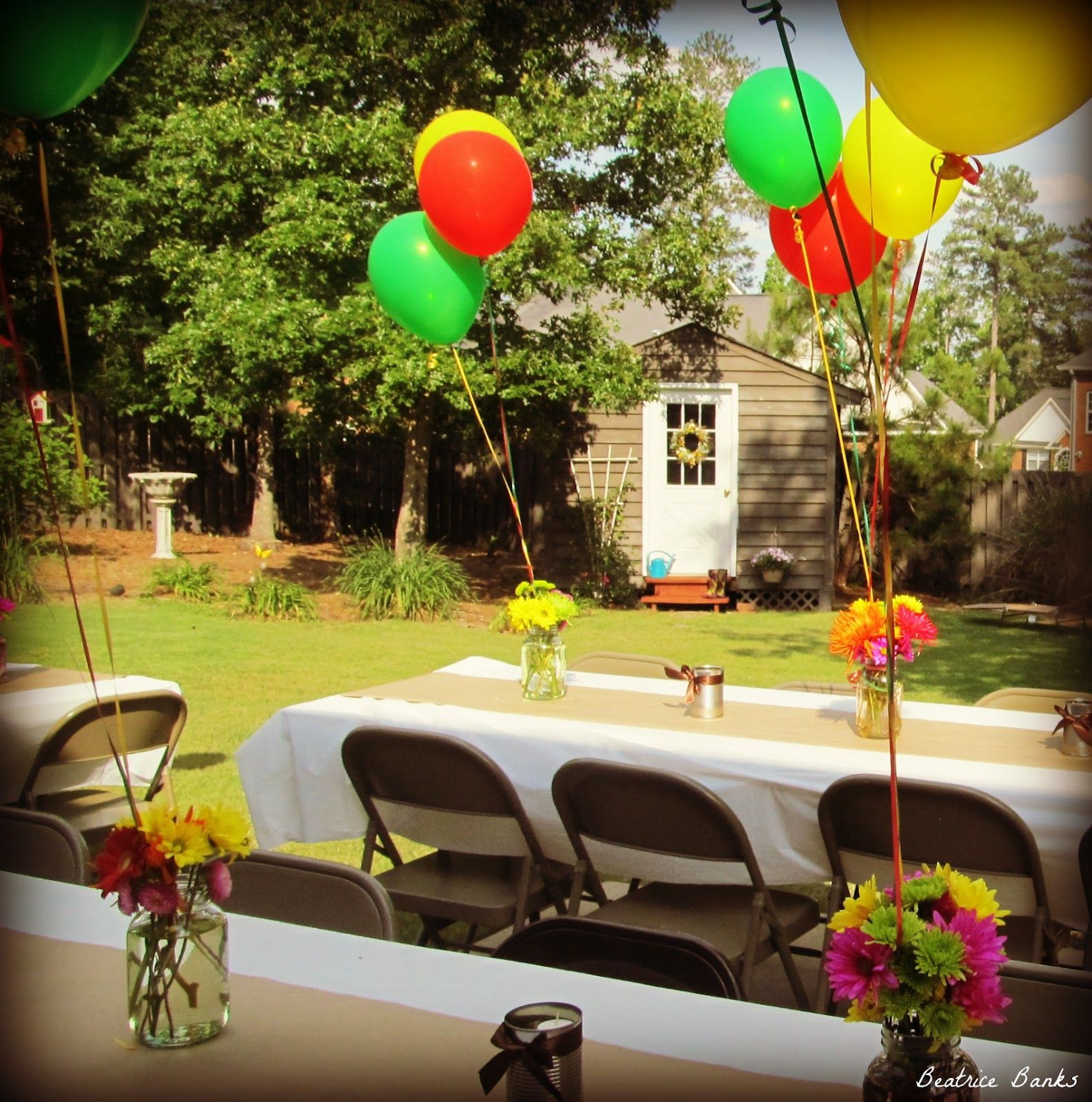 Backyard Graduation Party Decorations
 Backyard Graduation Party Beatrice Banks With images
