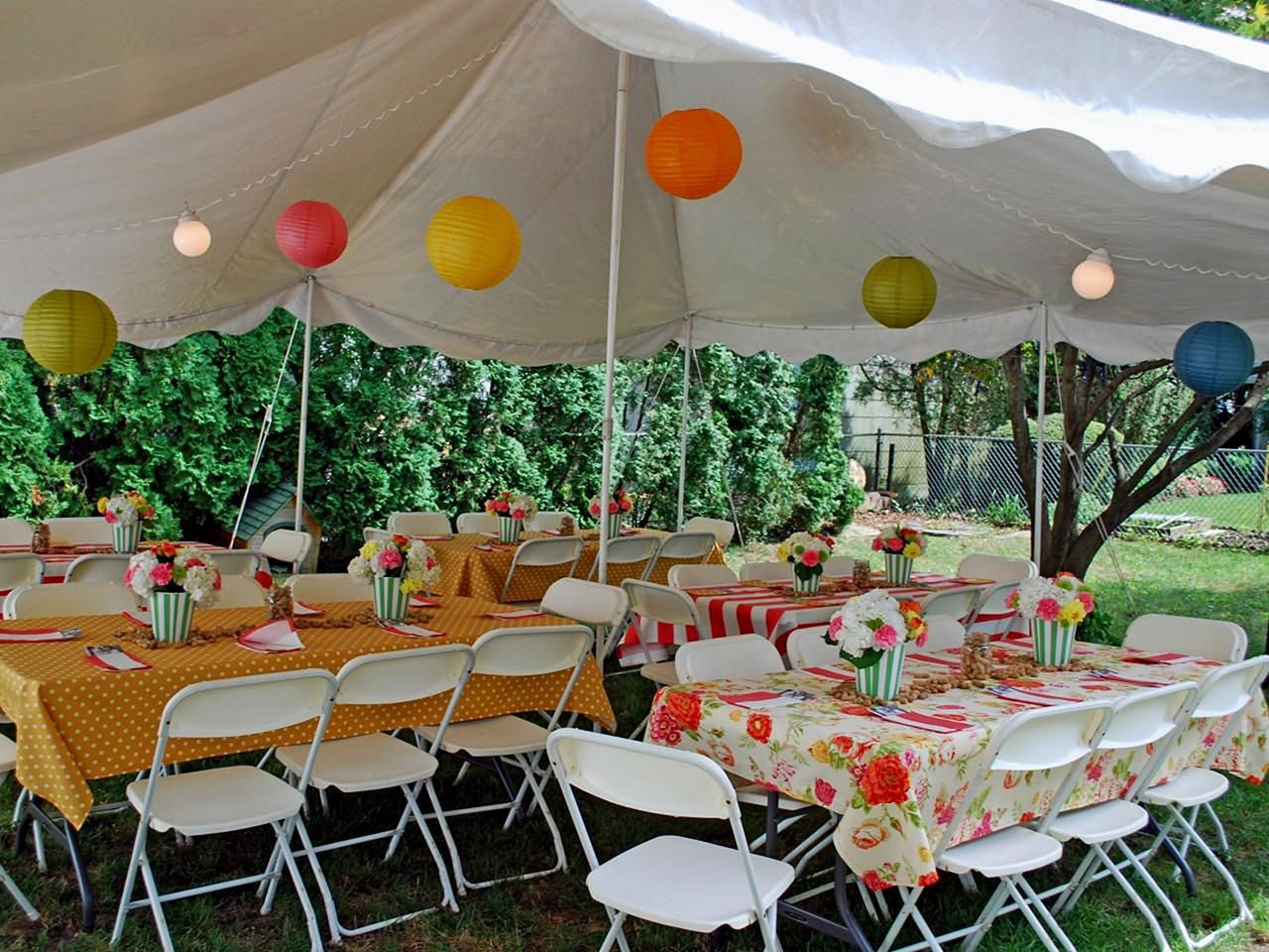 Backyard Party Tents
 Outdoor Party Decorations and Tent – OOSILE