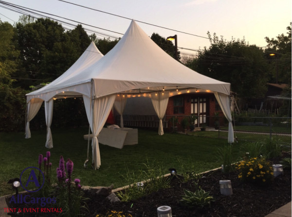Backyard Party Tents
 Pole Tent Archives AllCargos Tent & Event Rentals Inc