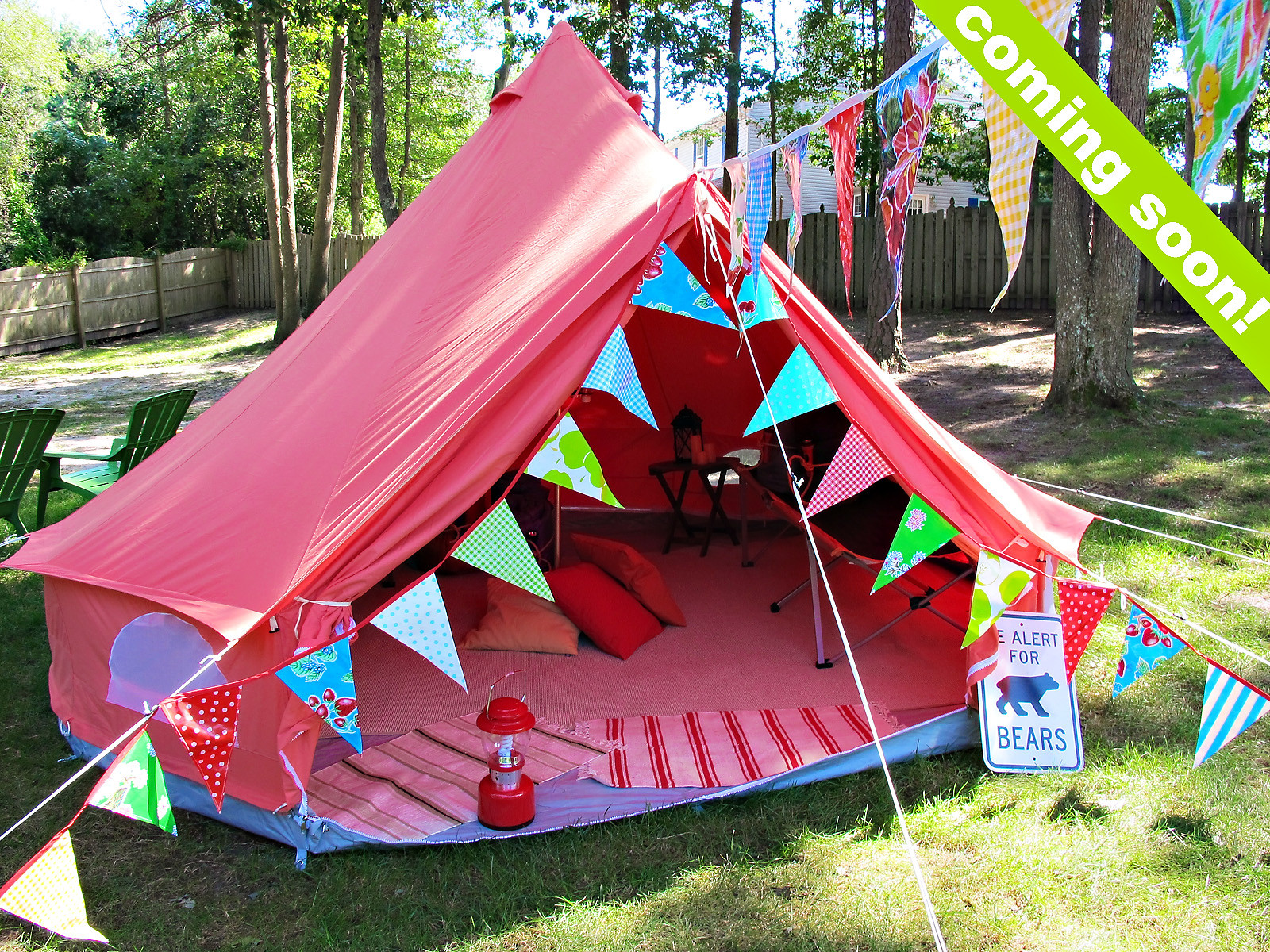 Backyard Party Tents
 Tips From Town Backyard Camping Birthday Party