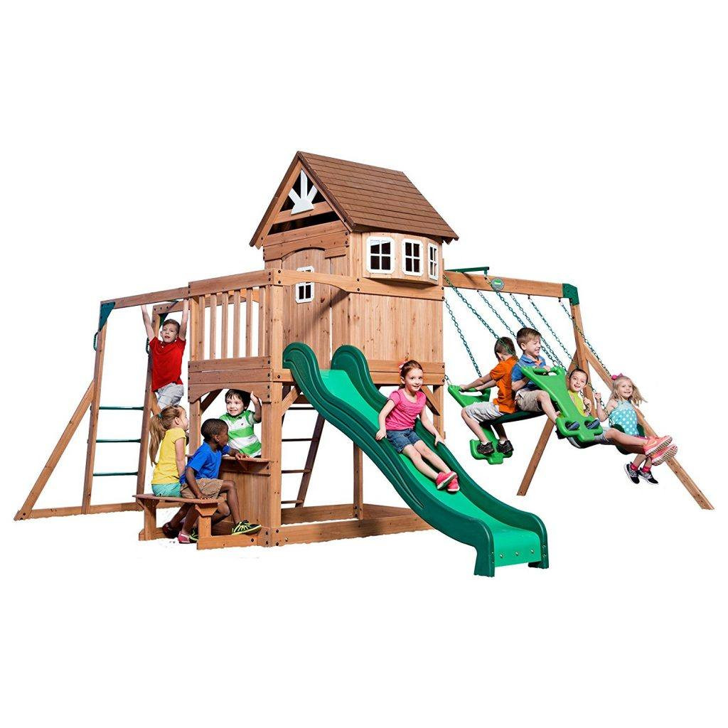 Backyard Play Sets
 Best Wooden Outdoor Playsets For Kids – 2017 Reviews X