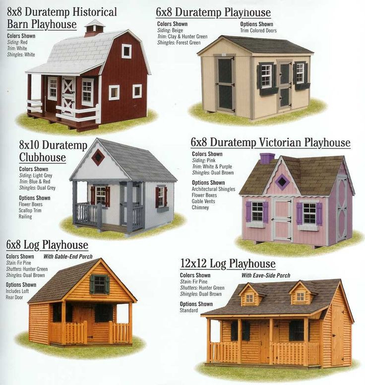 Backyard Playhouse Kits
 Outdoor Playhouse Kits WoodWorking Projects & Plans