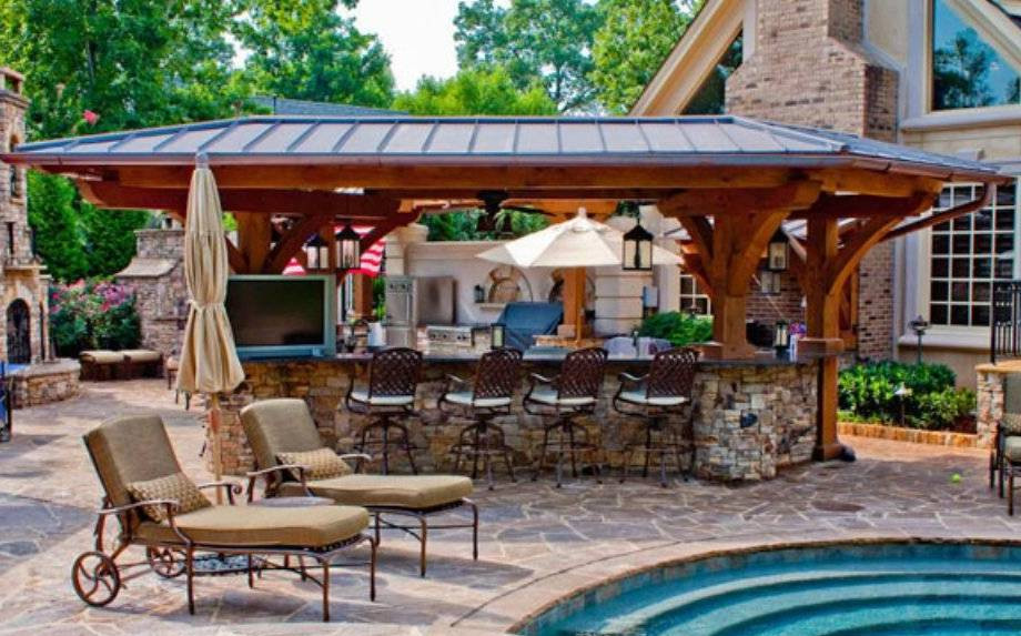 Backyard Pool Bar Ideas
 Outdoor pool and bar designs bring out the beauty with